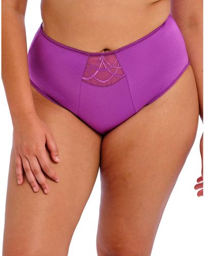 Elomi Plus Size Cate Full Brief Underwear El4036 - Purple
