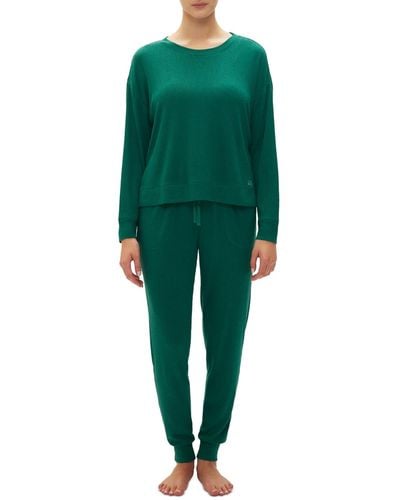 Gap 2-pc. Long-sleeve Jogger Pajamas Set - Green