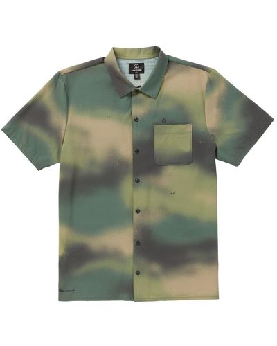 Volcom Ridgestone Short Sleeve Shirt - Green