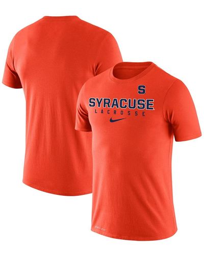 Nike Syracuse Lacrosse Legend 2.0 Performance T-shirt - Red