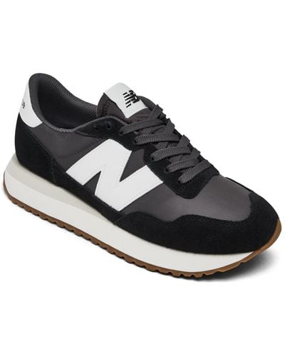 New Balance 237 Core Casual Sneakers From Finish Line - Black