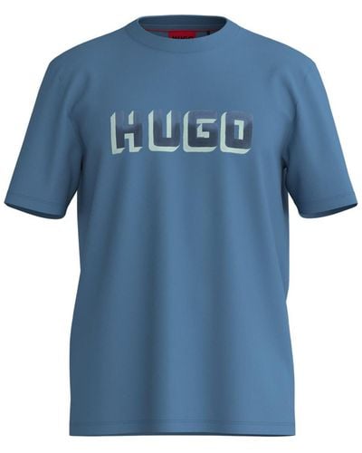 HUGO By Boss Logo T-shirt - Blue