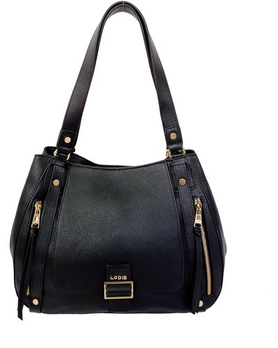 Lodis Belmar Shopper Top Handle Tote Bag - Black