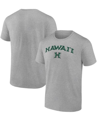 Fanatics Hawaii Warriors Campus T-shirt - Gray