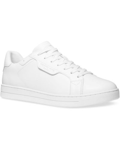 Michael Kors Keating Leather Sneaker - White