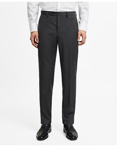 Mango Suit Pants - Gray