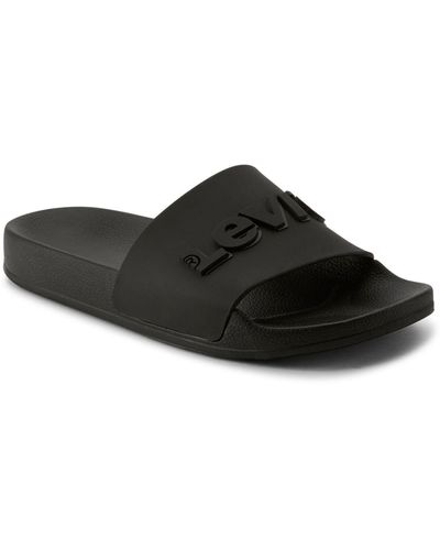 Levi's 3d Pool Slide Slip-on Sandal - Black