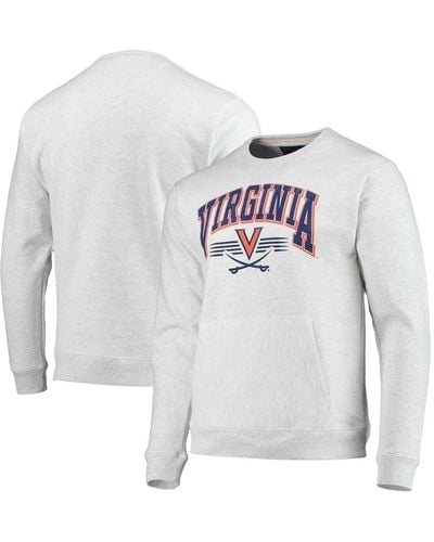 League Collegiate Wear Virginia Cavaliers Upperclassman Pocket Pullover Sweatshirt - White