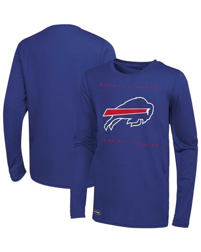 Outerstuff Buffalo Bills Side Drill Long Sleeve T-shirt - Blue