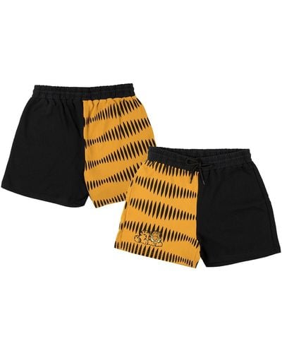 Dumbgood Garfield Striped Shorts - Black