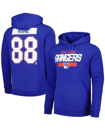 Levelwear Patrick Kane New York Rangers Name And Number Pullover Hoodie - Blue