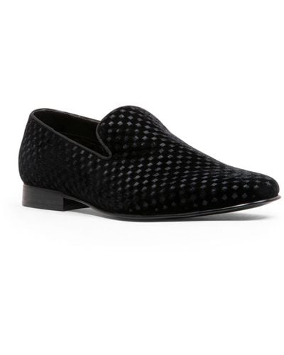 Steve Madden Lifted Slip-on Loafer Shoes - Black