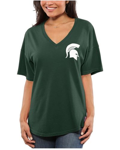Spirit Jersey Michigan State Spartans Oversized T-shirt - Green