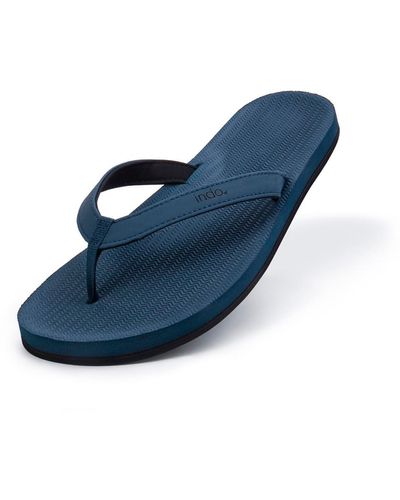 indosole Flip Flops - Blue