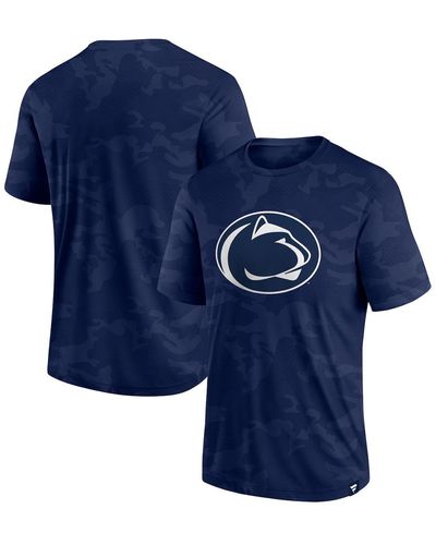 Fanatics Penn State Nittany Lions Camo Logo T-shirt - Blue