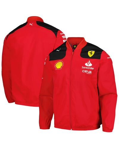 PUMA Scuderia Ferrari Team Full-zip Jacket - Red