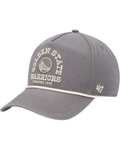 '47 Distressed Golden State Warriors Canyon Ranchero Hitch Adjustable Hat - Gray