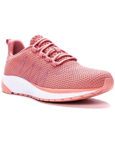 Propet Tour Knit Sneakers - Pink