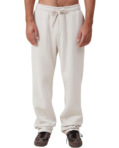Cotton On Relaxed Track Pant - Natural
