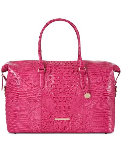 Brahmin Duxbury Leather Travel Weekender - Pink