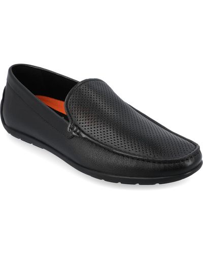 Thomas & Vine Jaden Tru Comfort Foam Moc Toe Slip-on Driving Loafers - Black
