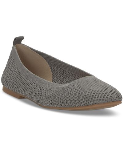 Lucky Brand Daneric Washable Knit Flats - Gray