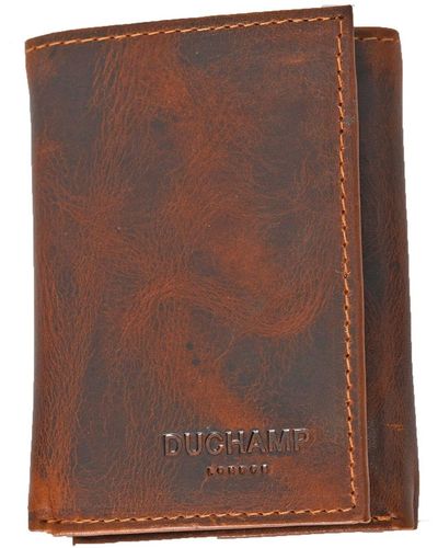 Duchamp Slim Trifold Wallet - Brown