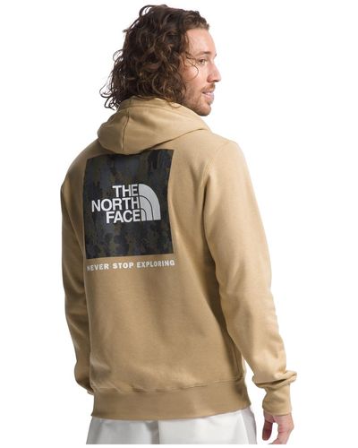 The North Face Box Nse 'never Stop Exploring' Pullover Hoodie - Natural