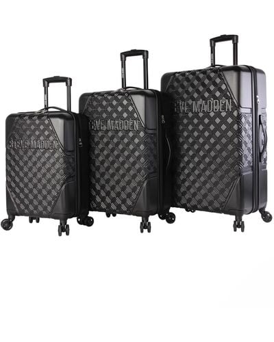 Steve Madden Karisma 3 Piece luggage Set - Black
