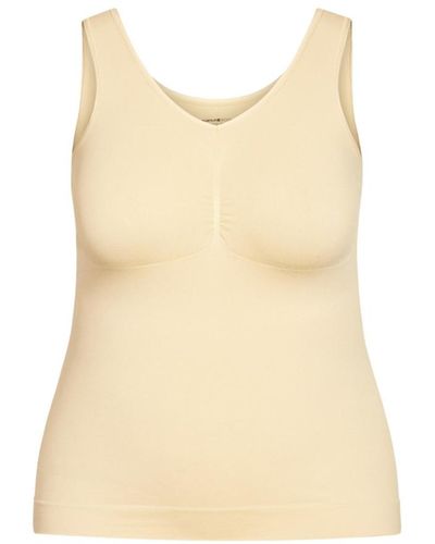 Avenue Plus Size Seamless Shaping Cami - Natural
