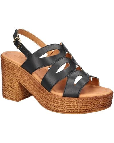 Bella Vita Pri-italy Platform Sandals - Brown