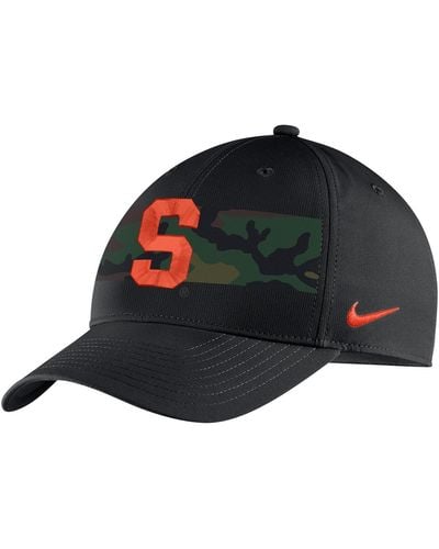 Nike Syracuse Orange Military-inspired Pack Camo Legacy91 Adjustable Hat - Blue