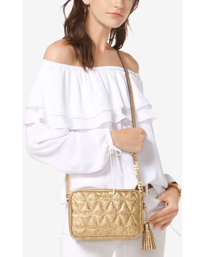 Michael Kors Ruffled Off-the-shoulder Top - White