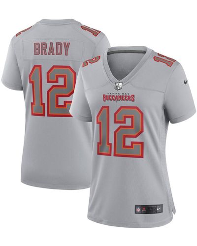 Nike Tom Brady Tampa Bay Buccaneers Atmosphere Fashion Game Jersey - Gray