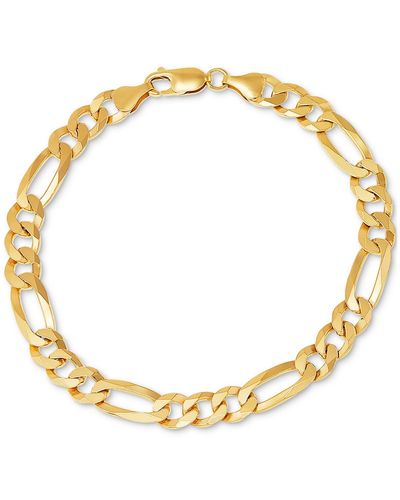 Macy's Figaro Link Chain Bracelet - Metallic