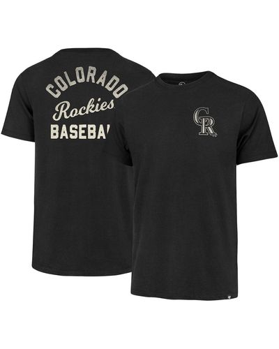 '47 Colorado Rockies Turn Back Franklin T-shirt - Black