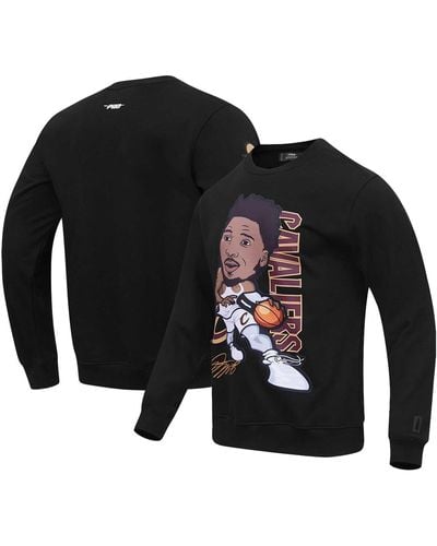 Pro Standard Donovan Mitchell Cleveland Cavaliers Avatar Pullover Sweatshirt - Black