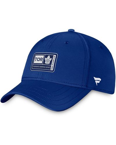 Fanatics Toronto Maple Leafs Authentic Pro Training Camp Flex Hat - Blue