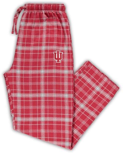 Concepts Sport Indiana Hoosiers Big And Tall Ultimate Pants - Red