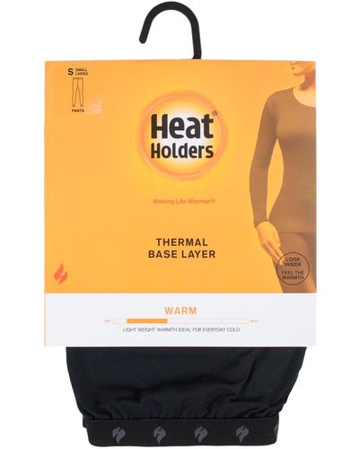 Heat Holders Warm Base Layer Bottoms - Orange