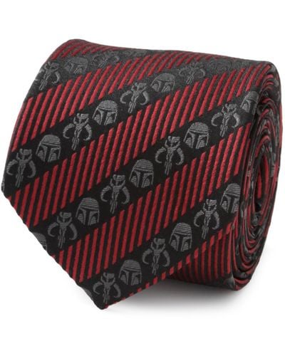 Star Wars Mandalorian Stripe Tie - Red