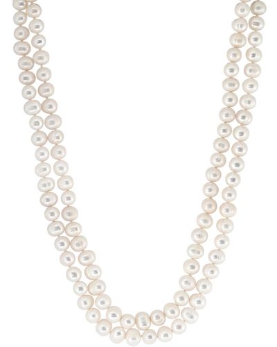 Effy Effy® Freshwater Potato Pearl (6-1/3 - 7-1/3mm) Layered 19" Collar Necklace - White