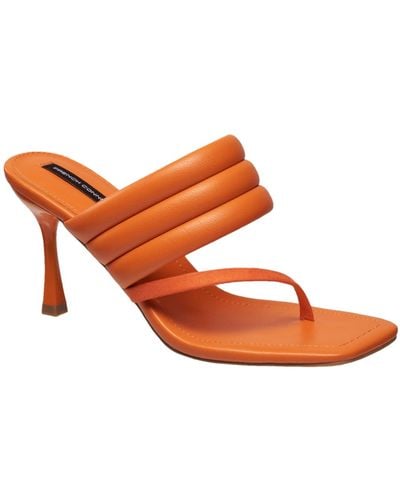 French Connection Valerie Dress Sandals - Orange