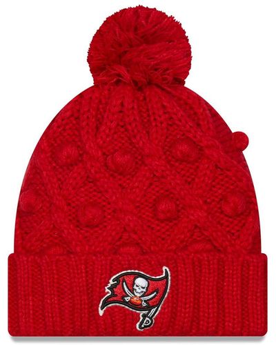 KTZ Tampa Bay Buccaneers Toasty Cuffed Knit Hat - Red