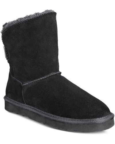 Style & Co. Teenyy Winter Booties - Black