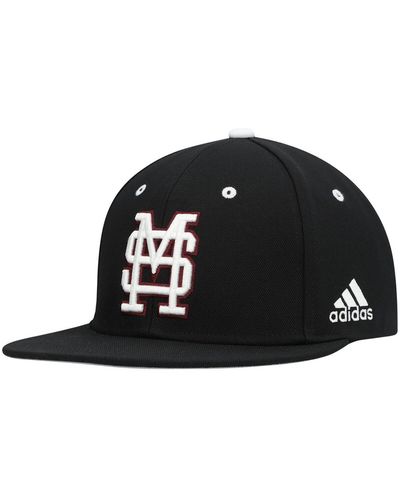 adidas Mississippi State Bulldogs On-field Baseball Fitted Hat - Black