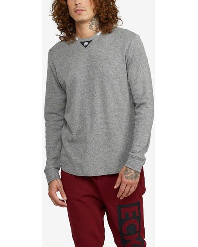 Ecko' Unltd Big And Tall Ready Set Thermal Sweater - Gray