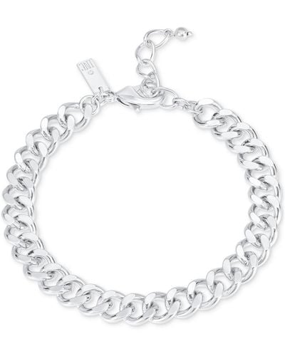 INC International Concepts Chain Link Ankle Bracelet - White
