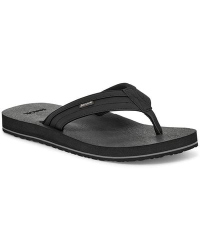 Sanuk ziggy Flip-flop Sandals - Black