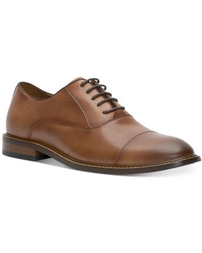 Vince Camuto Loxley Cap Toe Oxford Dress Shoe - Brown